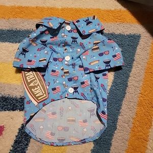 NWT Lake & Trail Dog Size Small Patriotic 4th Of July Shirt Outfit